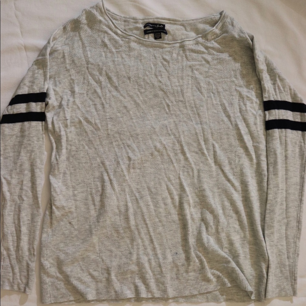 American Eagle Outfitters knit baseball sweater